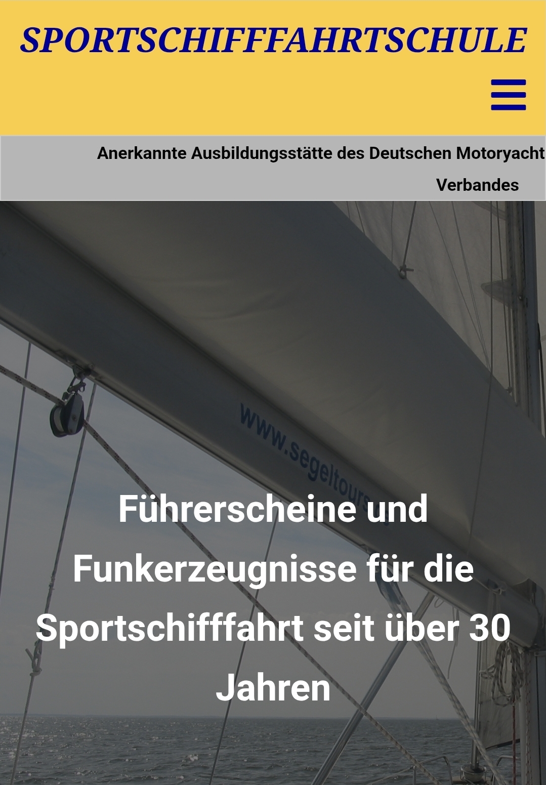 Sportschiffahrtschule